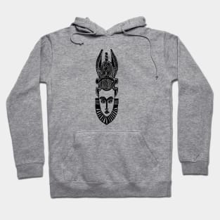 African Tribal Mask Hoodie